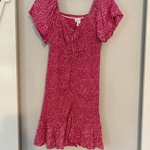 Smocked mini dress